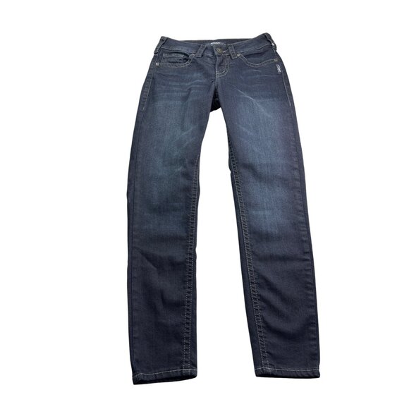 Silver Jeans Co. Suki Mid Rise Ankle Skinny Jeans Size W25/L26 Dark Wash - Picture 1 of 4